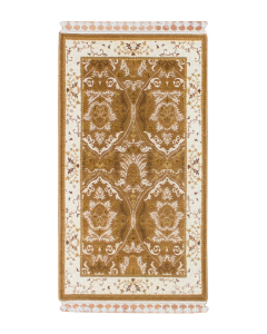 Ciragan Brown/Ivory Wool Hand Loomed Indian Rug