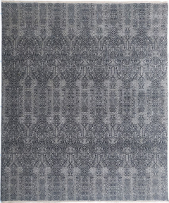 Grass Charcoal/Ivory Loomed Rug 10'2" x 14'0"