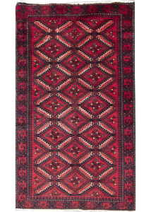 Baluch Hand Knotted Rug 2'11" x 5'2"