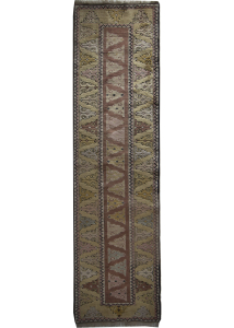 Milas Hand Knotted Runner Rug 2'5" x 9'1"