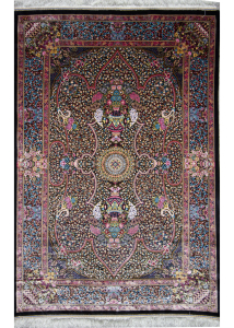 Qum Goldan Power Loom and Handmade Persian Rug