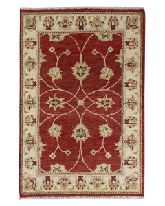 Jamuna Red Hand Knotted Rug