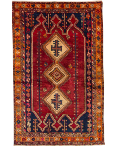 Sirjan Hand Knotted Rug 4'5" x 6'8"