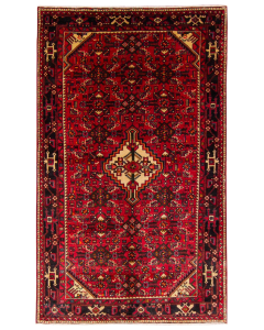 Hosseinabad Hand Knotted Rug 4'9" x 7'11"