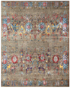 Oxidized Hand Knotted Rug 8'1" x 9'9"