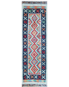 Kilim Maimana Hand Woven Runner Afghan Rug