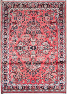 Dargazin Sarough design Hand Knotted Persian Rug