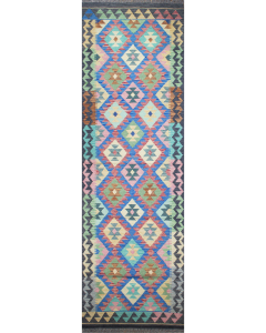 Kilim Maimana Hand Knotted Runner Pakistani Rug