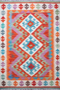 Kilim Maimana Wool Hand Knotted Pakistani Rug