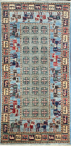 Faryab Hand Knotted Rug 2'1" x 4'3"