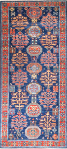 Faryab Hand Knotted Rug 4'2" x 9'11"