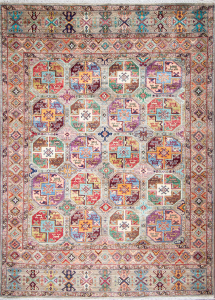 Kazak Khorjin Super Wool Hand Knotted Pakistani Rug