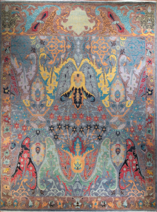 Oxidized 8/40 4840.1 M.Blue Hand Knotted Rug 9'0" x 11'11"
