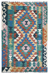 Kilim Maimana Wool Hand Knotted Pakistani Rug