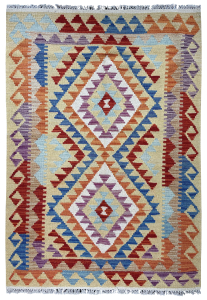 Kilim Maimana Wool Hand Knotted Pakistani Rug