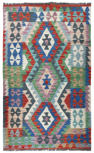 Kilim Maimana Wool Hand Knotted Pakistani Rug