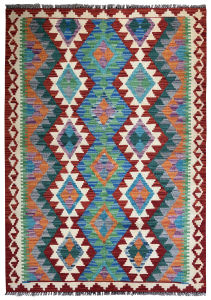 Kilim Maimana Wool Hand Knotted Pakistani Rug