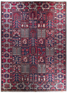 Bakhtiar Semi-Antique Wool Hand Knotted Persian Rug