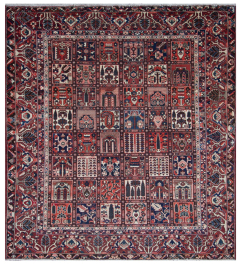 Bakhtiar Semi-Antique Wool Hand Knotted Persian Rug