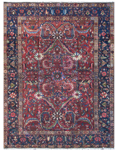 Bakhtiar Semi-Antique Wool Hand Knotted Persian Rug