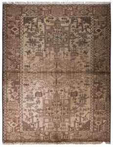 Gharaje Semi-Antique Wool Hand Knotted Persian Rug