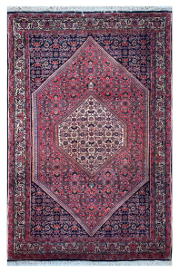 Bijar Wool Hand Knotted Persian Rug