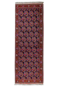 Bijar Wool Hand Knotted Runner Persian Rug