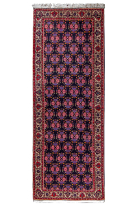 Bijar Wool Hand Knotted Runner Persian Rug