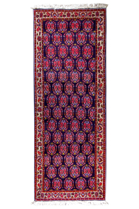 Bijar Wool Hand Knotted Runner Persian Rug