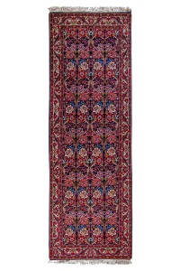 Bijar Wool Hand Knotted Runner Persian Rug