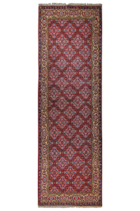 Bijar Wool Hand Knotted Runner Persian Rug