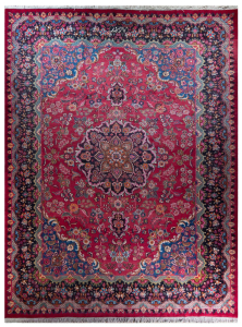 Mashad Wool Hand Knotted Persian Rug