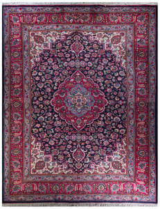 Mashad Wool Hand Knotted Persian Rug