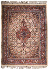 Bijar Wool Hand Knotted Indian Rug