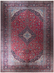 Kashan Wool Hand Knotted Persian Rug