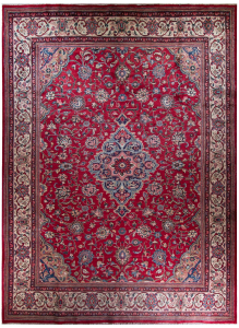 Sarough Wool Hand Knotted Persian Rug