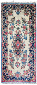 Kerman Semi-Antique Wool Hand Knotted Persian Rug