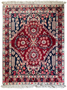 Hamadan Wool Hand Knotted Persian Rug