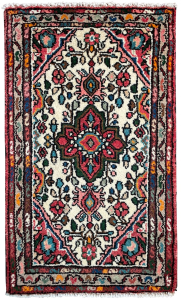 Hamadan Wool Hand Knotted Persian Rug