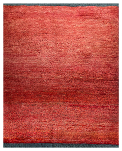 Gabbeh Vintage Red Wool Hand Knotted Persian Rug