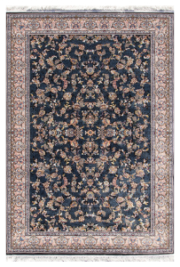 Farsan Afrooz Dark Blue Persian Rug