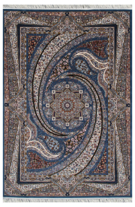 Farsan Kahkeshan Blue Persian Rug