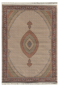 Farsan Riz Mahi Cream Persian Rug