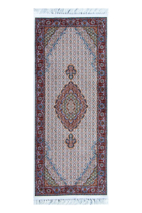 Farsan Riz Mahi Cream Runner Persian Rug