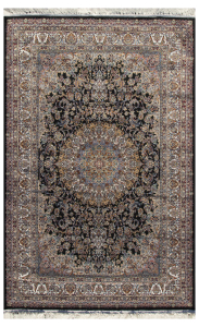 Farsan Shah Abbas Dark Blue Persian Rug