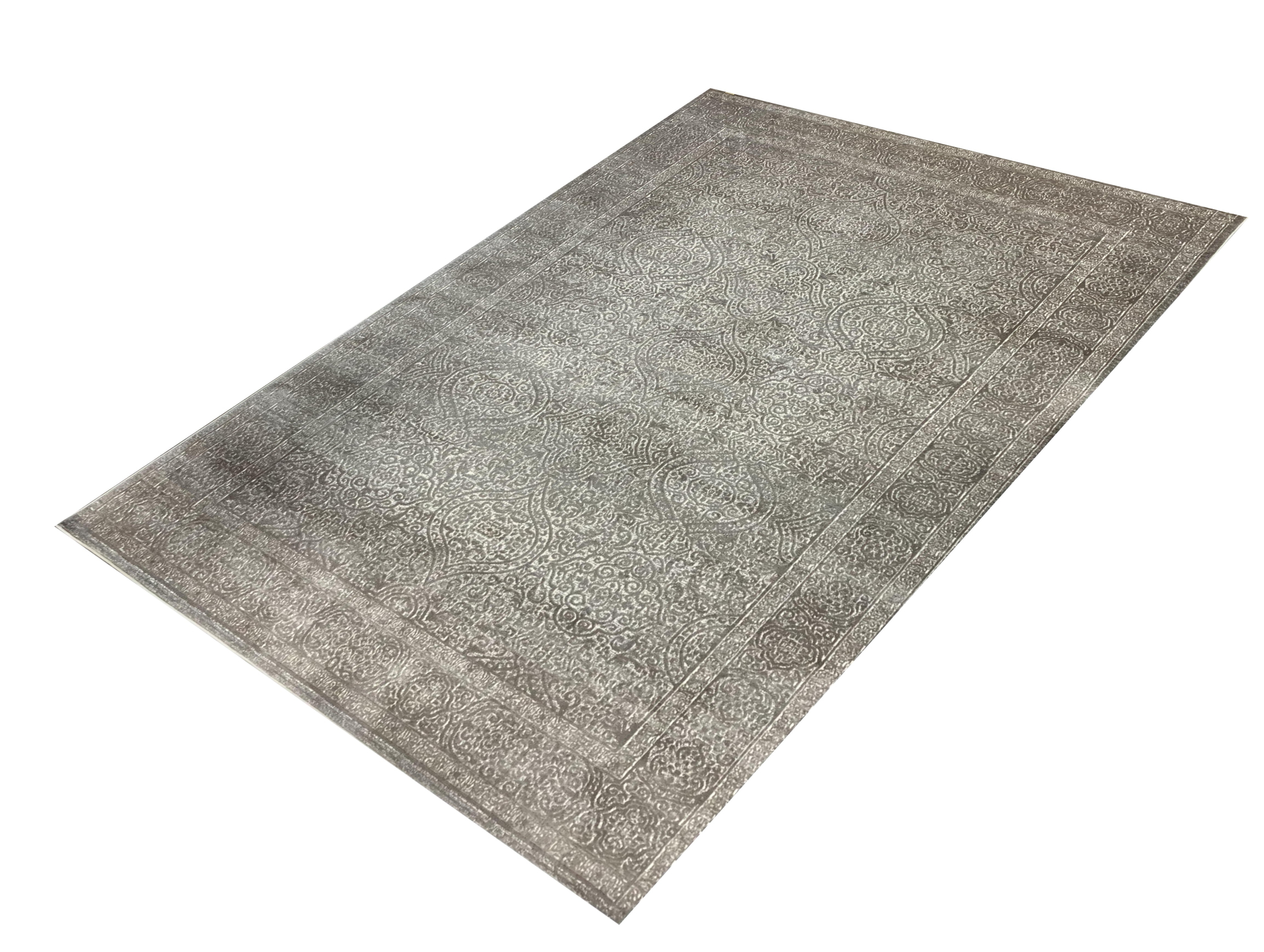 Rhapsody Grey Woven Rug-Area rug for living room, dining area, and bedroom