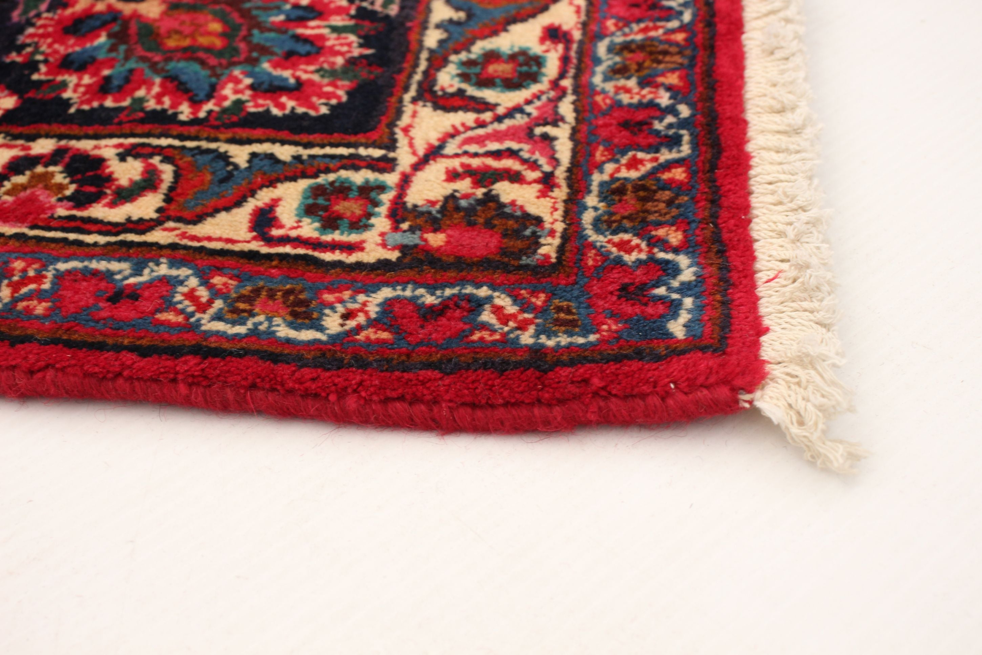 Mashad Hand Knotted Square Rug 8'2