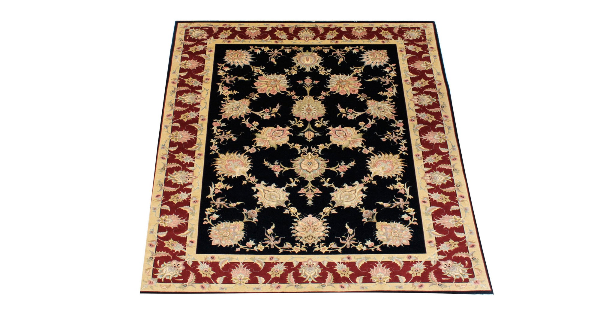 Area rug for living space and any room. Floor decor, rugs and carpets from Tabrizi Rugs. Tabriz Gol - 5'9