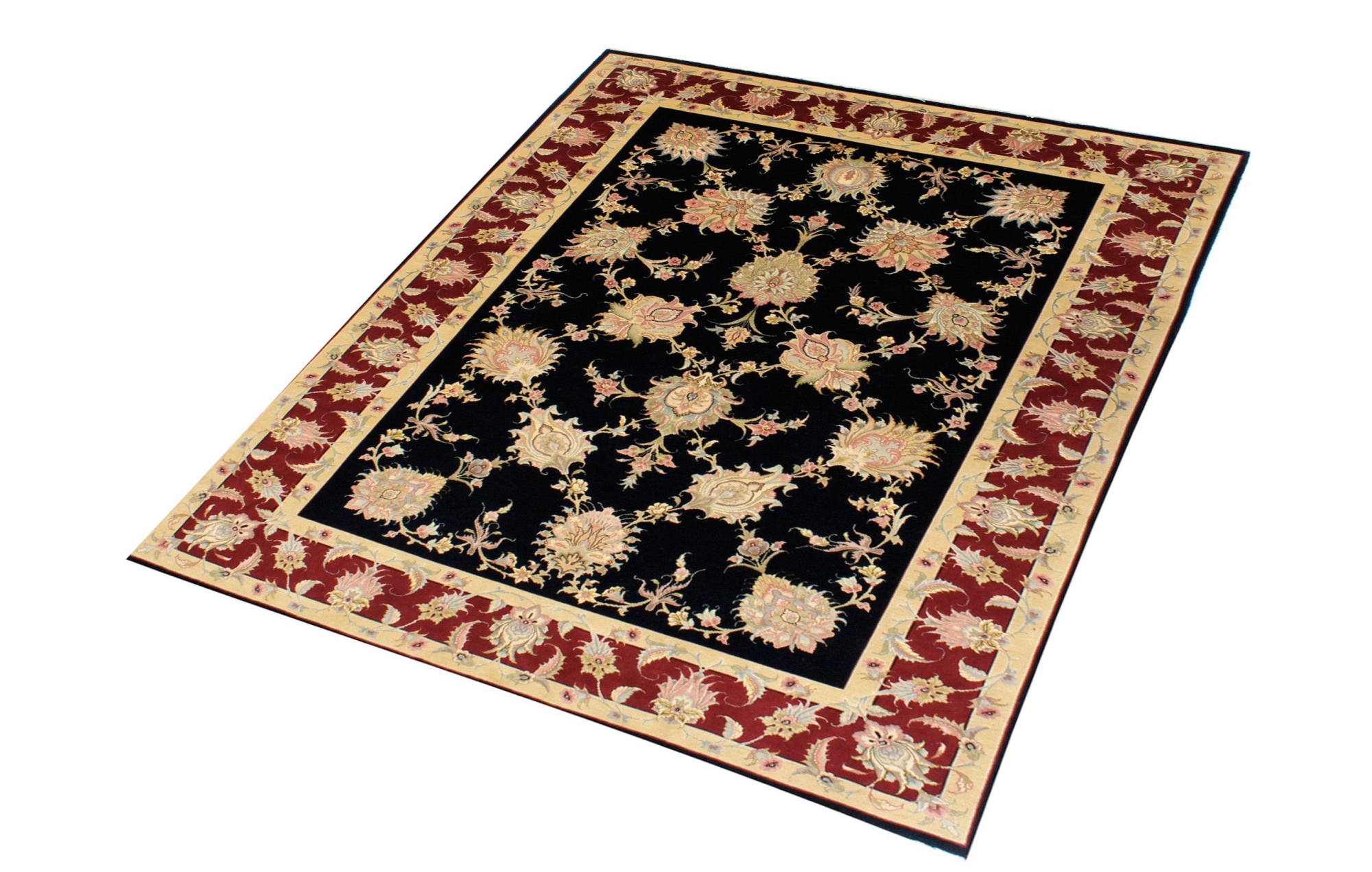 Area rug for living space and any room. Floor decor, rugs and carpets from Tabrizi Rugs. Tabriz Gol - 5'9