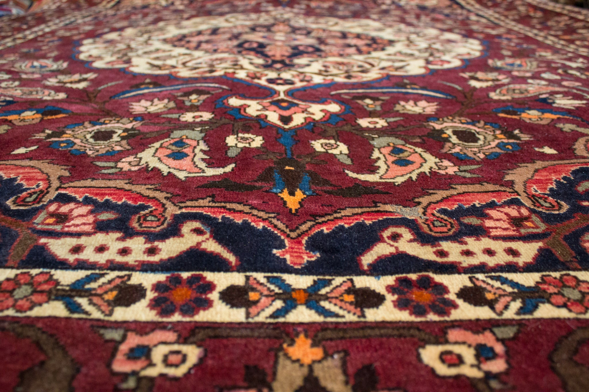 Bakhtiari Red Hand Knotted Rug 6'11